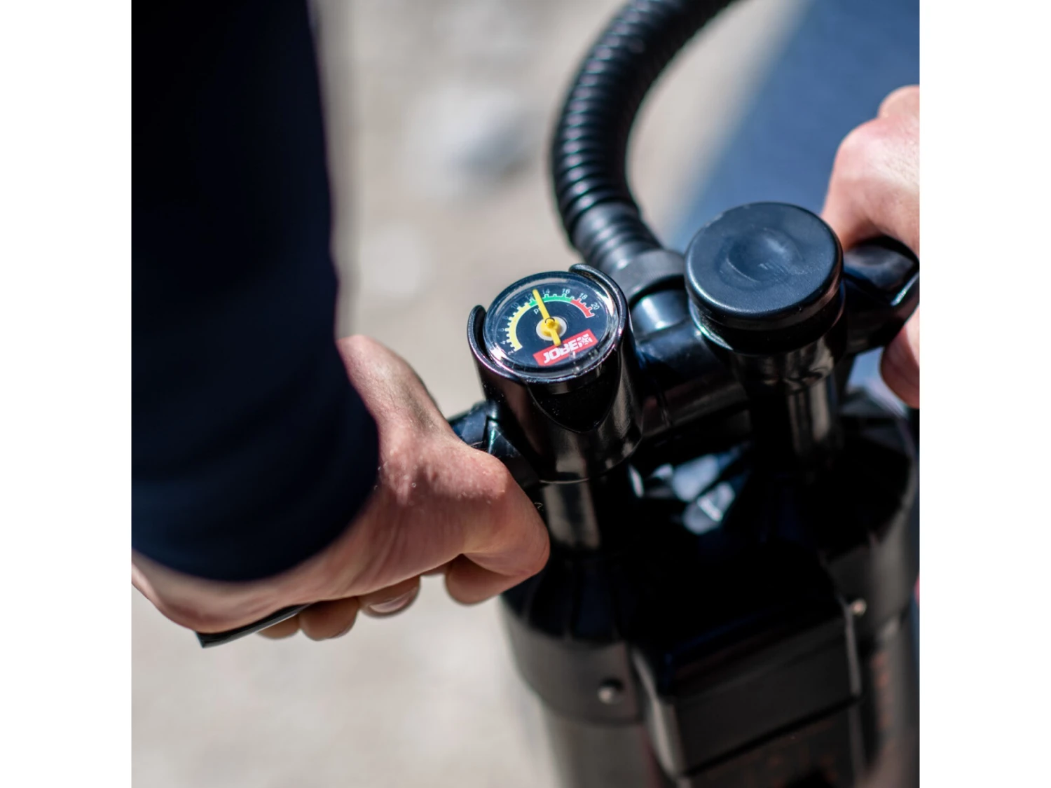 Jobe Triple Action SUP Pumpe Schwarz 7 Jobe Triple Action SUP Pumpe Schwarz – Bild 7