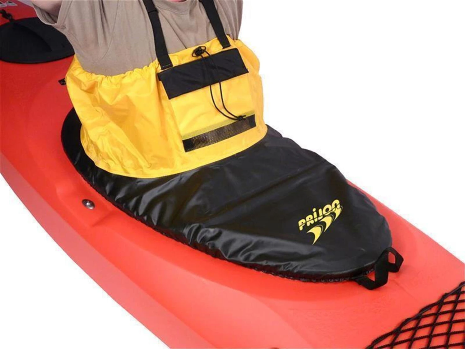 Prijon Spritzdecke Schwarz-gelb Mit Tasche 1 Prijon Spritzdecke Schwarz-gelb Mit Tasche